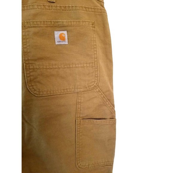 Carhartt Crawford Double‎ Front Women's Pants Sz 16 R 38x30 Slim Fit Rugged Flex - Picture 7 of 8